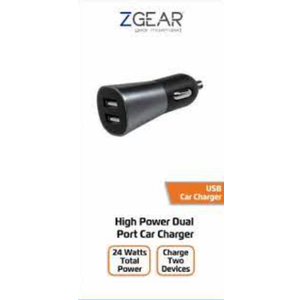 ZGear Fast Charge Dual Port Car Charger
