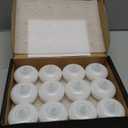 Homemory 24 Pack 3 Flameless Led Floating Candles, 200 Hour White Battery Operate Waterproof Tealights for Cylinder Vases, Centerpieces at Wedding Decor, Party, Pool