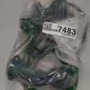 Woods Outdoor Floodlight Fixture with Stake (6-Feet Cord, 120V, Green) (2 Pack)