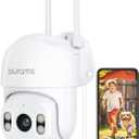 blurams 2K Outdoor Camera Wired, 5GHz/2.4GHz Cameras for Home Security Outside with 360 PTZ, Motion Detection Tracking, Color Night Vision, Two-Way Audio, IP66 Weatherproof, Works with Alexa