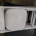 5 Pk. Stackable Wedding Party Event Chairs 400 lb. Capacity Premium White Plastic Folding Chair