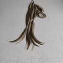 SOFEIYAN Long Braid Ponytail Extension with Hair Tie Straight Sleek Wrap Around Hair Extensions Braid Pony Tail Fluffy Natural Soft Synthetic Hairpieces for Women Daily Wear, 26 inch (Ash Brown with Sandy Blonde)