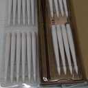 Floating Candles with Wand, 20 Pcs Magic Hanging Flameless LED Candles, Battery Operated Flickering Lights with Wand Remote for Halloween Indoor Decor, Halloween Decorations Party Gift