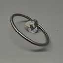 GERUIKE Adhesive Towel Ring Wall Mount Hand Towel Ring Self Adhesive Towel Hanger Stainless Steel Rustproof Brushed Nickel