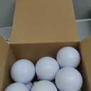 JOYIN 18 Pcs Christmas Ball Ornaments Blank White, Ball Ornaments for DIY Art & Craft Christmas Tree Decoration Shatterproof for Xmas Party Favors Supplies Presents