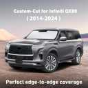 EcoNour Windshield Sunshade Compatible for Infiniti QX80 2014-2022 2023 2024, Sun Visor for Front Windshield & Window Sun Shade Cover, UV Heat Blocker & Protector, Car Accessories