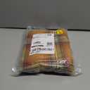 AQOTHES Plaid Fall Tablecloth Thanksgiving Rectangle 60x104 Inch, Yellow Table Cloths Autumn Decorations, Polyester Fabric Table Cover for Harvest Party Dining Farmhouse Kitchen Decor