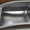 AIPERRO Stainless Steel Litter Box Extra Large for Big Cats and Multi-Cats | Jumbo Extra Large Metal Cat Box with High Sided Lid, Anti-Urine Leakage, Non-Stick,Include Litter Scoop