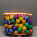 Vanland Ball Pit Balls for Baby and Toddler Phthalate Free BPA Free Crush Proof Plastic - Multicolored Pit Balls in Reusable Play Toys for Kids with Storage Bag (Bright colors)