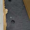 Rubber Threshold Ramp, 3" Rise Wheelchair Ramp Doorway, 7000Lbs Load Capacity, Non-Slip Surface Rubber Curb Ramp for Wheelchair and Scooter (3" Height) (3" Rise)