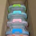 UMEIED Glass Meal Prep Containers 2 Compartment with Lids (5 Pack, 36oz), Divided Glass Storage Containers for Lunch at Work, Leak-Proof Portion Control Food Containers, Microwave/Dishwasher Safe