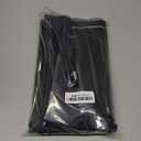 47" W x 72" L 100% Portable Blackout Curtains, Total Darkness No-Drill Black Out Window Cover,Temporary Blackout Shades with Hook & Loop Tape, for Bedroom, Nursery, Dorm, Travel (Black)