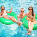 Gemscream 8 Pcs Large Inflatable Pool Float 36 Inches Swimming Ring Pool Floats Adult Inflatable Tube for Summer Vacation Beach River Bachelorette Wedding Party Supplies