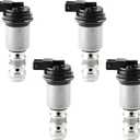 4PCS Engine Variable Valve Timing (VVT) Solenoid Actuator Compatible with BMW 545I 550I 645CI 650I 745I 745LI 750I 750LI 760I 760LI Alpina B7 X5 Replacement for 11361707323