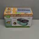 GreenLife 3-in-1 Breakfast Maker Station, Healthy Ceramic Nonstick Dual Griddles for Eggs Meat Sausage Bacon Pancakes and Breakfast Sandwiches, 2 Slice Toast Drawer, Easy-to-use Timer, Turquoise