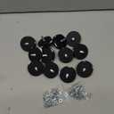 M4 Rubber Coated Magnet, Winspeed 12 Pack Anti-Scratch Neodymium Magnet Rubber Coated Mounting Magnets Base with M4 Threaded Studs for Light Bar Mirror Camera Tool