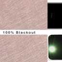 Ombre Full Blackout Curtain Panels 84 Inch Long Noise Reducing Energy Efficient Window Treatment Drapes for Bedroom Linen Texture with Grommets Top Gradient Print Cream White to Pink, 50"x84"x2