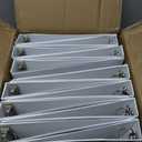 Office Essentials Economy View 3 Ring Binders, 1" Round Rings, 1.4" Spine, 175-Sheet Capacity, White Binders (12-Pack of 03424)