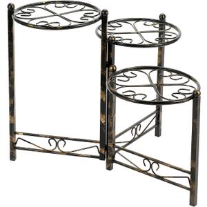 Ore International LB-1704 LB-1704 Plant Stand, 24", Black