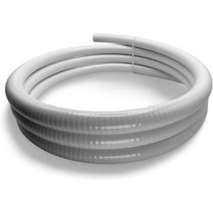 Flexible PVC Spa Hose for Cold Plunge or Ice Baths, 3/4" Schedule 40 White Tubing (12 Foot)