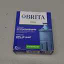 Brita Filter Replacements for Water Pitchers and Dispensers, Elite, NSF Certified to Remove 99% of Lead, 2 Count, Blue