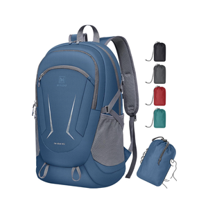 MIYCOO Backpack - Ultra Lightweight Packable Backpack for Travel Camping, 45L Hiking Back Pack Waterproof Foldable Daypack for Men Women Blue
