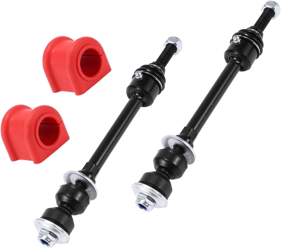 1 Set Front Sway Bar Links Stabilizer Link Kit with Bushing for Ram 1500 Classic 2019-2022 for Ram 1500 2011-2018 Suspension Kit No.5170290AD/52038048 Replacement