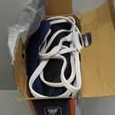 Electric Heated Foot Warmer with Dual-Sided Heating Elements, Washable Feet Heating Pad Under Desk/in Bed, 20 x 20 Heated Pad in Home Office 2h Timer 3 Temperature Settings (Blue)