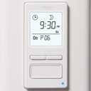 Honeywell Home RPLS740B ECONOswitch 7-Day Solar Programmable Switch, Lights and Motors, Indoor and Outdoor, Energy Saving, White