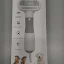 RAIWAV 3-in-1 Dog Hair Dryer with Slicker Brush for Small & Medium-Sized Dogs & Cats, Portable, Rechargeable, White
