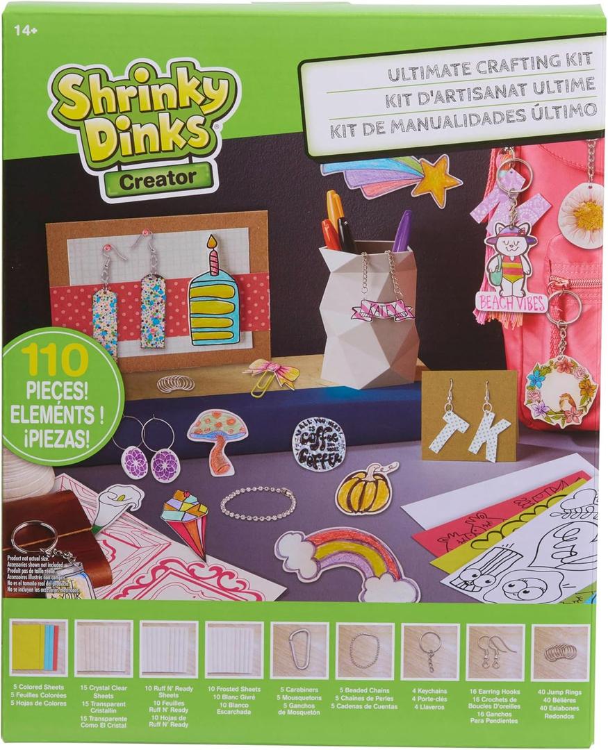 Shrinky Dinks Ultimate Crafting Kit, Kids Toys for Ages 14 Up, Amazon Exclusive by Just Play