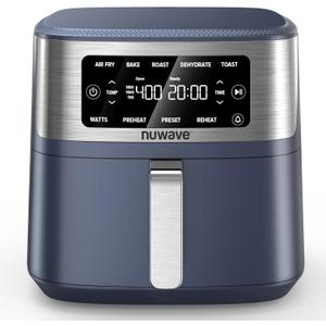 Nuwave Brio Plus 7QT Air Fryer, Extra Crispy Results w/Less Oil, PFAS-Free