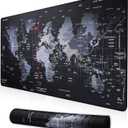 XXL Professional Large Mouse Pad & Computer Game Mouse Mat (35.4x15.7x0.1IN, Map) (90 * 40 Map)