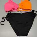 Blooming Jelly Womens Sexy 2 Piece Bikini Sets Cheeky High Cut Bathing Suit Color Block Textured U-Wire Swimsuits 2026 (S)