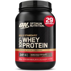 Optimum Nutrition Gold Standard 100% Whey Protein Powder, Double Rich Chocolate 1.98 Pound BB (2027.12.16). & Creatine BB (2027.12.22)
