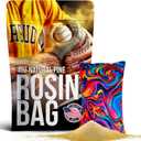 Rosin Bags for Extra Hand Grip | Baseball Rosin Bag for Pitching | Tennis Powder Grip Sweaty Hands | Hand Grip Powder for Pole Dancing | Pine Rosin Powder for Bowling | Golf Rosin Bag | 4 Oz Bag (Rainbow Swirl)