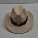 Gossifan Classic Womens Western Cowboy Cowgirl Hats with Wide Belt