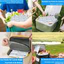 Dry Ice Packs for Shipping Frozen Food, Reusable Cold Ice Sheets for Coolers, Lunch Bag, Flexible Long-Lasting Ice Blanket Sheets for Shipping