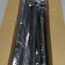 Black Long Curtain Rod Tension Shower Curtain Rods 30 to 130 inch Adjustable Spring Heavy Duty Rods for Bathroom Windows Outdoor Spliced and Telescopic Design No Drill No Slip Stainless Steel