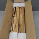 AmazerBath Toilet Paper Storage Cabinet Bamboo, Toilet Paper Holder with Storage for Small Spaces, Slim Bathroom Storage Cabinet, 33x7.3x6.5 Inches