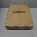 MATBEBY Full Size Mattress Pad - Cooling Breathable Mattress Topper, Quilted Fitted Mattress Protector, Pillow Top Mattress Cover with 8-21" Deep Pocket, Soft, Machine Washable, White, 54x75 Inches