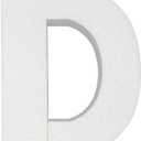 12 Inch Smooth Foam Letters - Great for Arts and Craft & DIY (D)