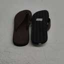 AX BOXING Mens Flip Flops Leather Thong Sandals Casual Comfort Slides Slippers (10)