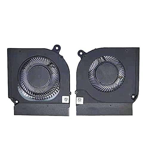 2 x Replacement New Laptop CPU+GPU Cooling Fan for Acer Predator AN515-55 AN515-44 AN515-56 AN515-57 AN515-45 AN517-41 AN517-52 AN517-53 AN517-54 N20C1 AN715-52 Series FMAQ+ FML9 DC5V 0.5A Fan