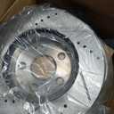 Betthand Brakes and Rotors Fit for [w/Third Row Seating] 06-18 Toyota RAV4 | L4 V6 Japan Built [2.4/2.5L for Third Row Seating, 3.5L for ALL] 11.65''+11.06'' Geomet Rotors and Ceramic Pads