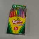 Crayola Twistables Crayons for Kids (24ct) School Supplies for Toddlers, Less Mess Coloring, Gifts for Boys & Girls, Ages 3, 4, 5 (24 Count (Pack of 1))