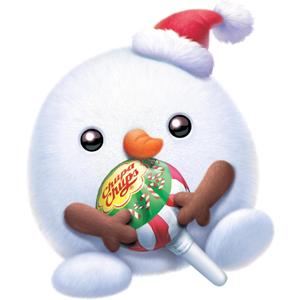 Snackles Christmas Snowman & Chupachups 14 Inch Plush by ZURU, Ultra Soft Plush, Collectible Plush with Real Licensed Brands, Stuffed Animal, Giftable, Holiday