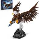 Eagle Building Set, Ideas Bird Building Block, Eagle Bird Collection Model Block Set, Home Office Decor, Sky Animals Building Toy Gift for Teens Adults (1214PCS)