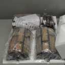 3 Pack 1 Light 5.4" Crystal Shade Hanging Kitchen Island Pendant Light Black Finish,Modern Pendant Fixture with Crystal Metal Shade for Bar,Dining Room,Living Room Over Sink (Oil-Rubbed Bronze)