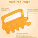 5 x 2pc Fascia Massage Tools, Portable Handheld Myofascial Release Massager for Cellulite Muscle Knots for Deep Tissue Massage Skin Tightening (Yellow)